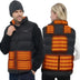 Heated Vest, Thickened Heated Jacket for Men Women,10 Heating Zones & 3 Heat Levels (Battery Pack Not Included)